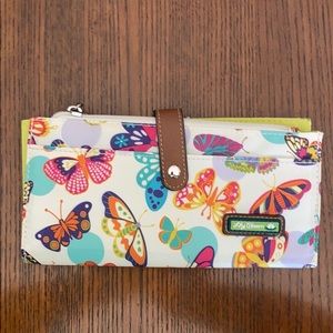 NWT Lily Bloom Butterfly Wallet